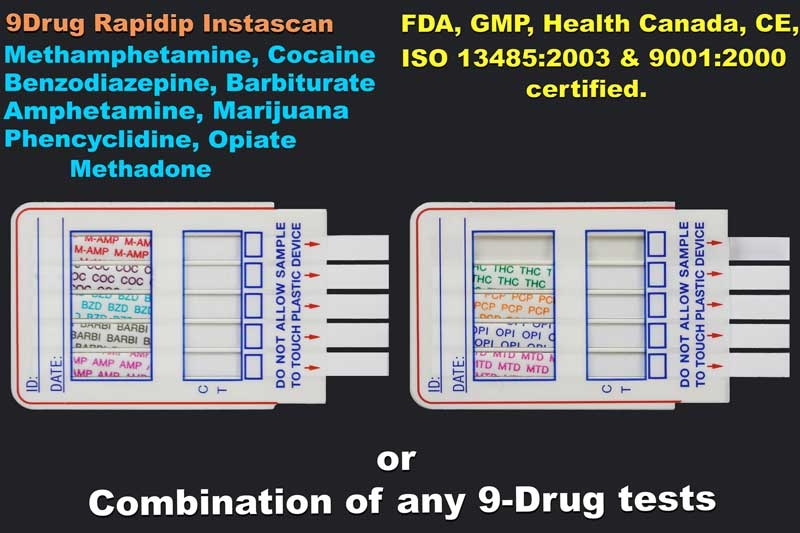 9 Panel Drug Test 9 Drug Test Ce Gmp 818 591 3030 Usa