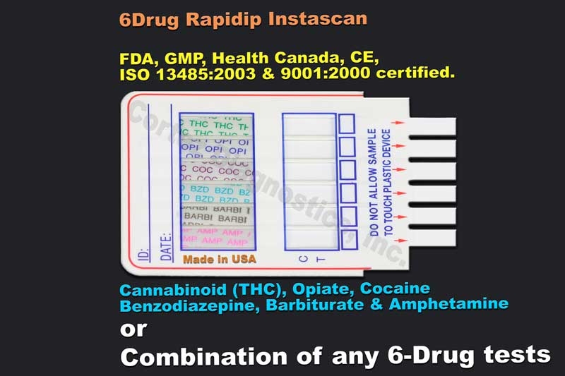 Test Multidrogas Orina 5 En 1: Thc, Coc, Bzo, Opi Y Amp