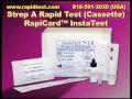 Strep A Rapid Test (Cassette) RapiCard™ InstaTest