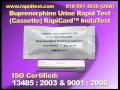 Buprenorphine Urine Rapid Test (Cassette) RapiCard™ InstaTest