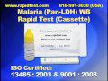 Malaria (Pan-LDH) WB Rapid Test (Cassette)