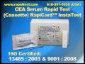 CEA Serum Rapid Test (Cassette) RapiCard™ InstaTest