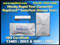 HbsAg Rapid Test (Cassette) RapiCard™ InstaTest (Serum Test)