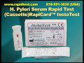 H. Pylori Serum Rapid Test (Cassette) RapiCard™ InstaTest