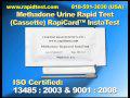 Methadone Urine Rapid Test Cassette RapiCard™ InstaTest