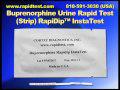 Buprenorphine Urine Rapid Test Strip RapiDip™ InstaTest