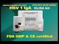 Herpes Simplex 1 IgA (HSV-1 IgA) ELISA kit