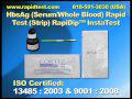 HbsAg (Serum/Whole Blood Test)Rapid Test (Strip) RapiDip™ InstaTest